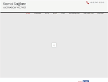 Tablet Screenshot of kemalsaglam.com